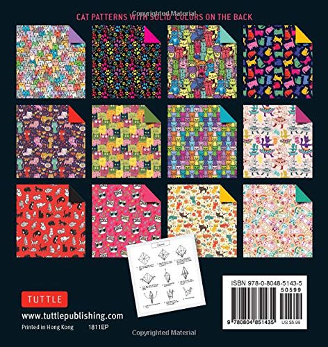 chez-rhox-geek-stop-origami-paper-tuttle-100-sheets-15cm-cat-pattern-2.jpg
