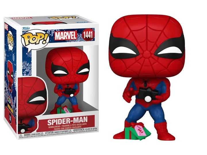 chez-rhox-geek-stop-figurine-funko-pop-marvel-holidays-spider-man-with-open-gift-1441.JPG