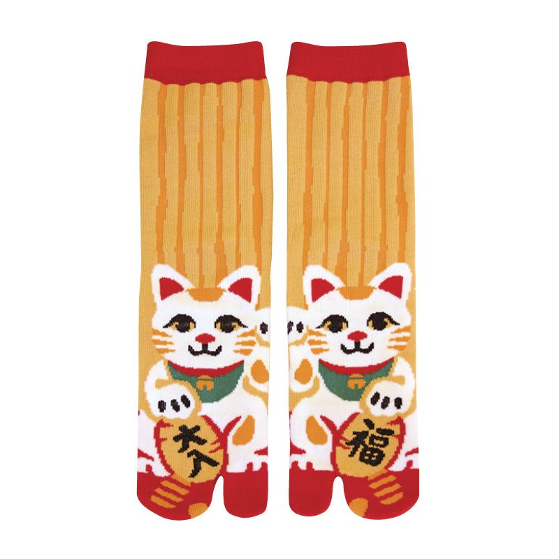 chez-rhox-geek-stop-socks-tabi-manekineko-red-and-yellow-23-25cm.jpg