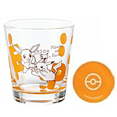 chez-rhox-geek-stop-glass-pokemon-pocket-monsters-pikachu-and eevee-eievui-orange-dots-tumbler-4.jpeg