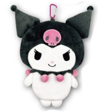 chez-rhox-geek-shop-pouch-sanrio-kuromi-with-carabiner-8-inch.JPG
