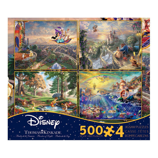 chez-rhox-geek-stop-jigsaw-puzzle-disney-dream-thomas-kindade-set-of-4-500-pieces.jpeg