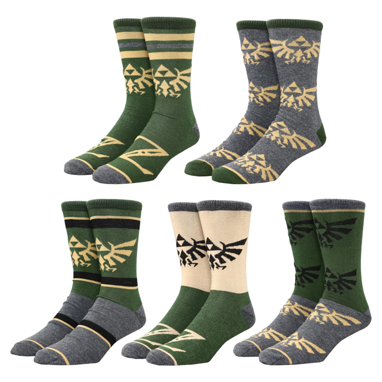 chez-rhox-geek-stop-socks-the legend-of-zelda-hyrule-5-pairs.jpg