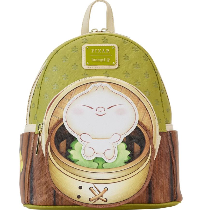 chez-rhox-geek-stop-backpack-disney-pixar-bao-bao-in-bamboo-steamer-basket-green-brown-faux-leather.JPG
