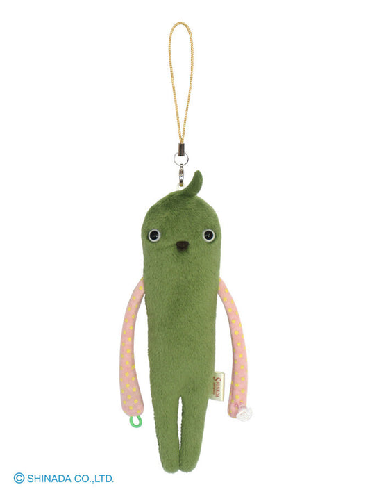 Porte-clés - Mokeke Chimokke - Kochi en Peluche avec Attache pour Téléphone 6"