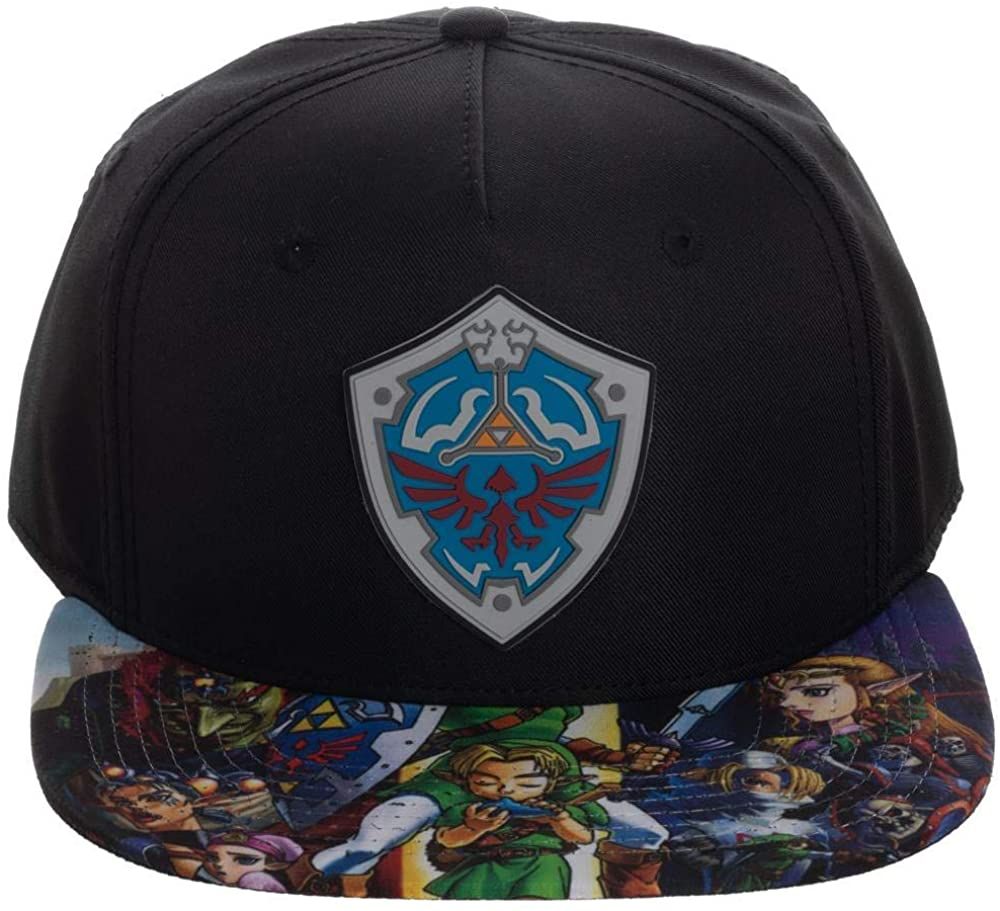chez-rhox-geek-stop-baseball-hat-nintendo-the-legend-of-zelda-ocarina-of-time-with-hyrule-shield-snapback.jpg