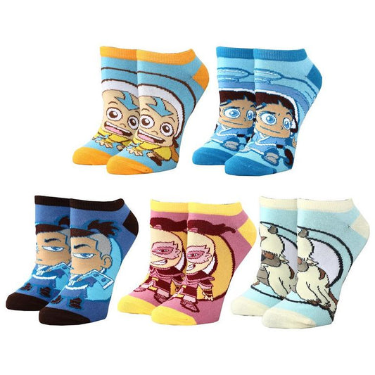 chez-rhox-geek-stop-socks-avatar-the-last-airbender-nickelodeon-chibi-aang-appa-zuko-sokka-kitara-ankle-5-pairs.jpg
