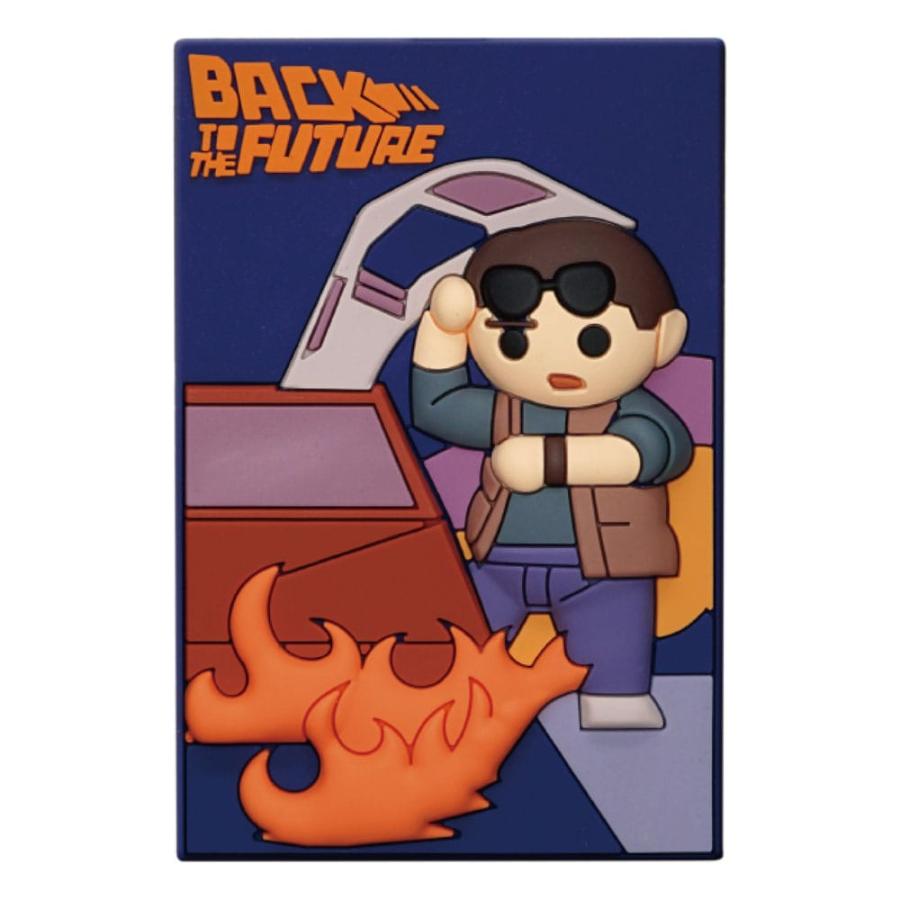 Aimant - Back to the Future - Poster 3D en Caoutchouc