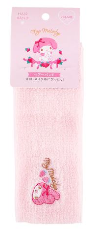 Bandeau pour Cheveux - Sanrio - My Melody Rose Brodé