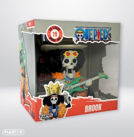 Tirelire - One Piece - Brook Chibi en PVC 3D
