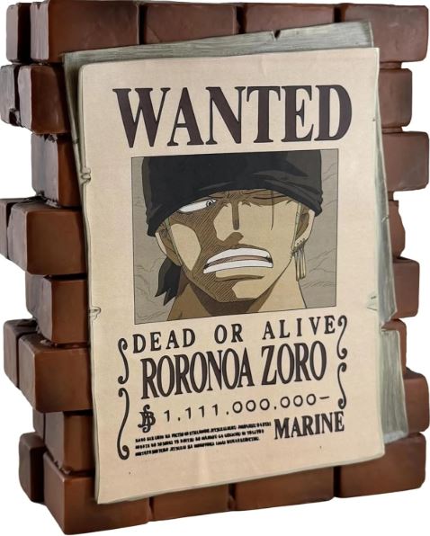 Tirelire - One Piece - WANTED Roronoa Zoro