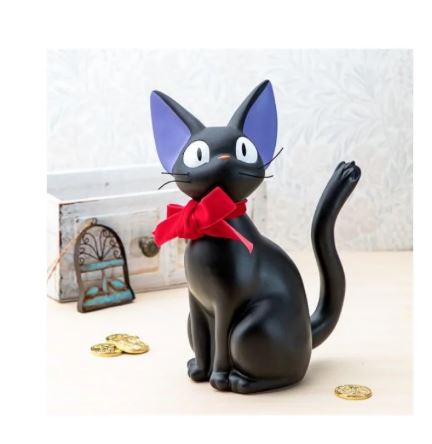 Tirelire - Studio Ghibli Kiki la Petite Sorcière - Jiji Assise en PVC
