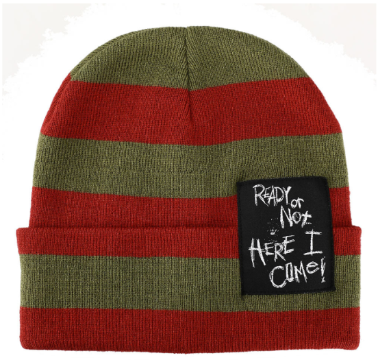 Tuque - A Nightmare on Elm Street - "Ready or Not Here I Come" Verte et Brune
