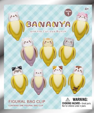 Sac Mystère - Bananyan - Porte-clés Figurine Clip pour Sac à Dos Série 1