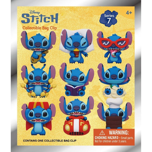 Sac Mystère - Disney Lilo & Stitch - Porte-clés Figurine Clip pour Sac à Dos Série 7