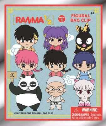 Sac Mystère - Ranma 1/2 - Porte-clés Figurine Clip pour Sac à Dos Série 1