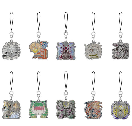 Mystery Box - Monster Hunter Wilds - Monster Icon Metal Keychain