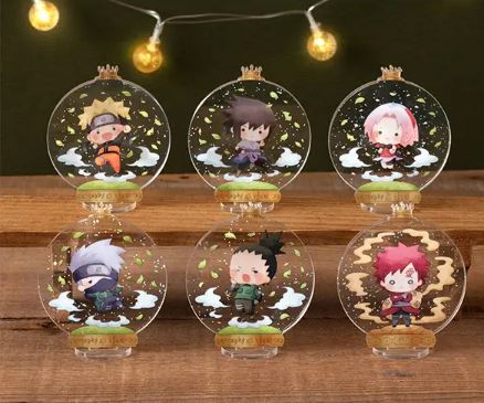 Boîte Mystère - Naruto Shippuden - Globe Standee en Acrylique Kiratto to Sanjo Dattebayo!