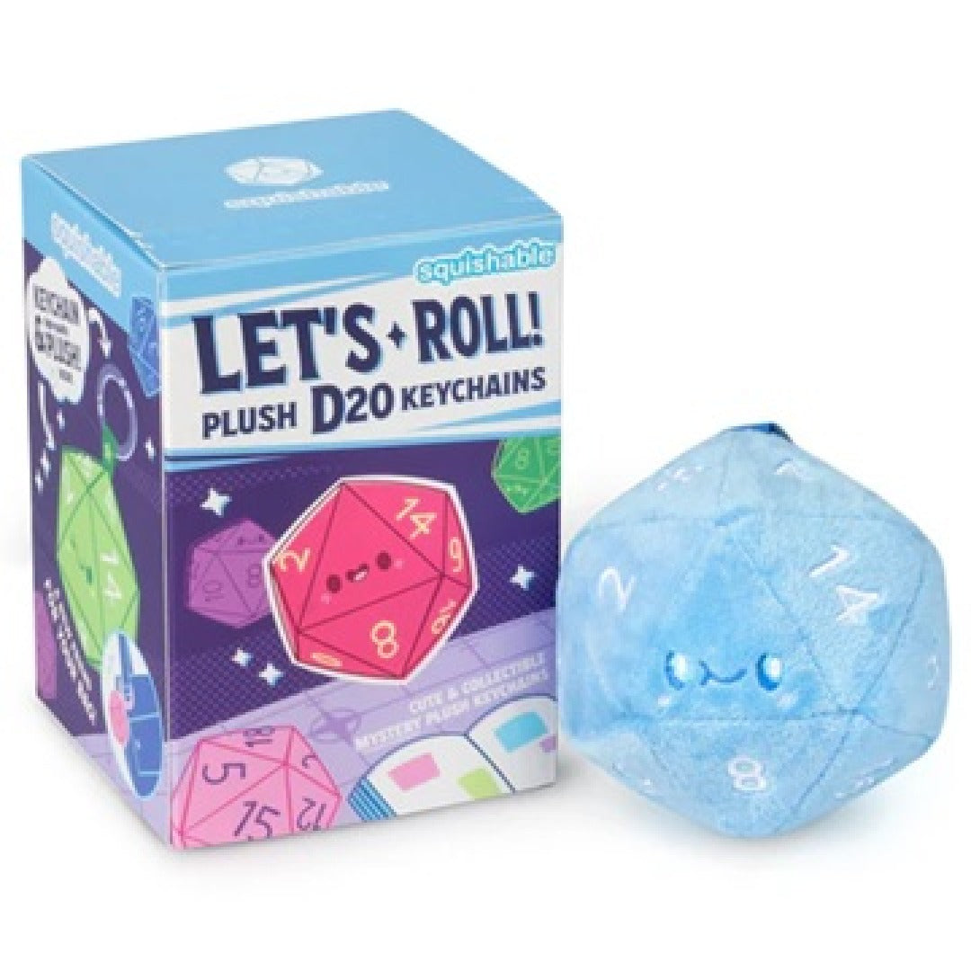 Boîte mystère - Squishable Let's Roll - Mini Peluche Porte-clés D20