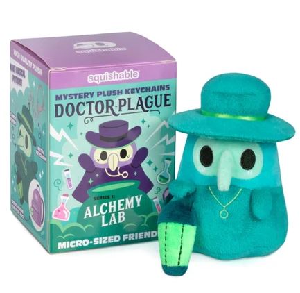 Boîte mystère - Squishable Doctor Plague - Mini Peluche Porte-clés Series 1 Alchemy Lab