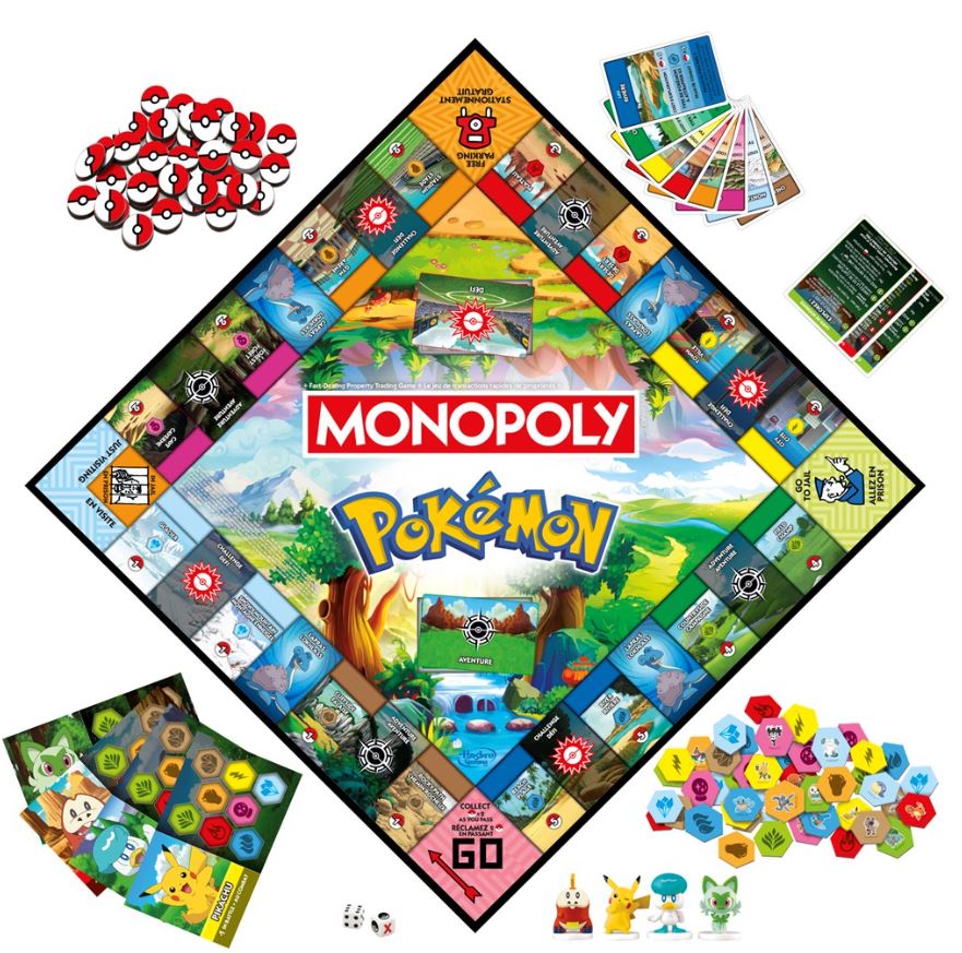 Jeu de société - Pokémon - Monopoly Starters de Paldea *Bilingue*