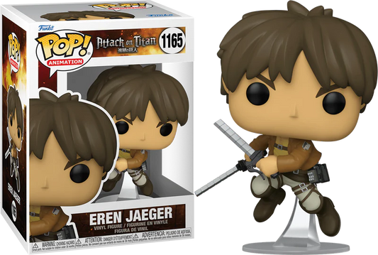 Funko Pop! Animation - Attack on Titan - Eren Jaeger (Action Pose) 1165 *LIQUIDATION*