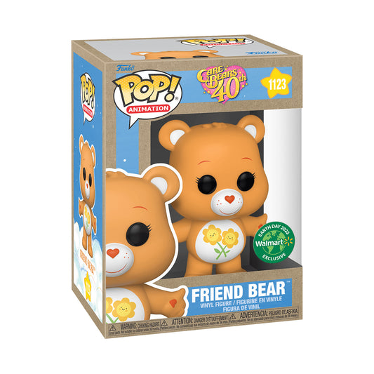 Funko Pop! Animation - Care Bears 40th Anniversary - Friend Bear 1123 *Earth Day 2022 Walmart Exclusive*