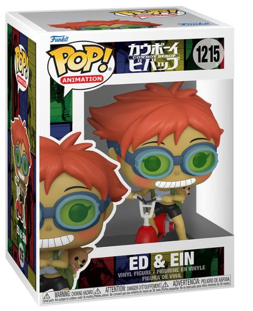 Funko Pop! Animation - Cowboy Bebop - Ed and Ein (Scooter) 1215*LIQUIDATION*