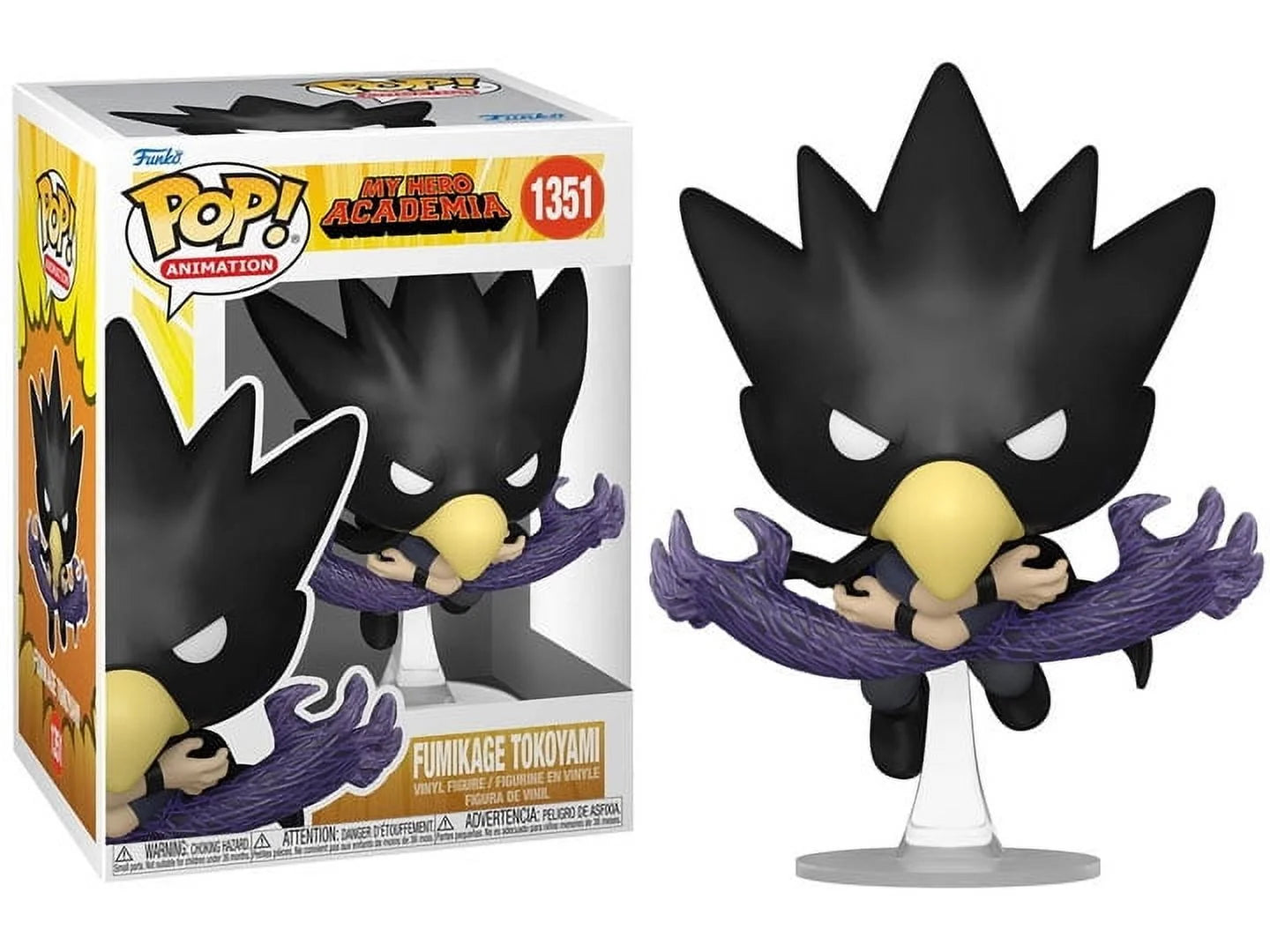 Funko Pop! Animation - My Hero Academia - Fumikage Tokoyami 1351 *CLEARANCE*