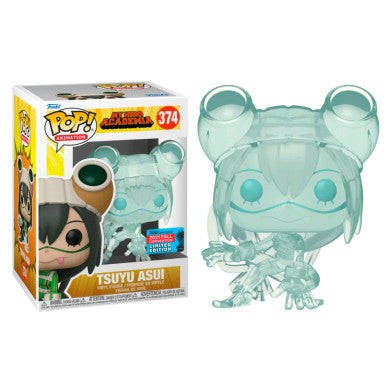 Funko Pop! Animation - My Hero Academia - Tsuyu (Translucent) 374 *2021 Fall Convention Limited Edition*