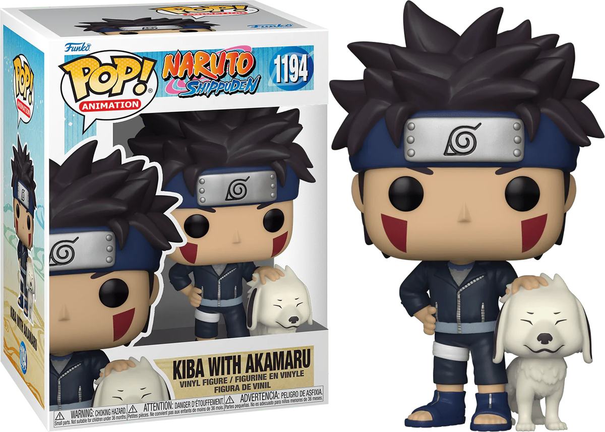 Funko Pop! Animation - Naruto Shippuden - Kiba with Akamaru 1194 *CLEARANCE*