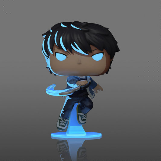 Funko Pop! Animation - Solo Leveling - Sung Jinwoo 1982 *Limited Edition Glow CHASE*