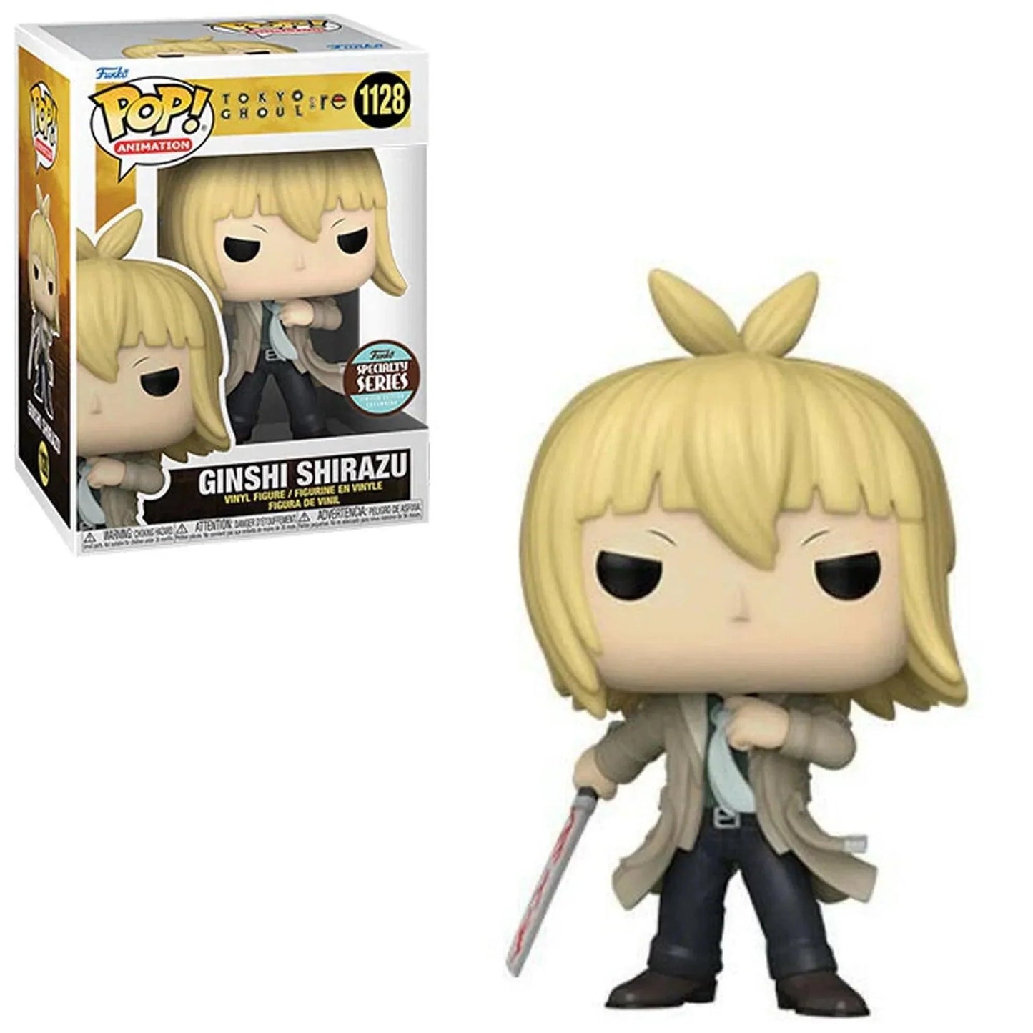 Funko Pop! Animation - Tokyo Ghoul: Re - Ginshi Shirazu 1128 *Specialty Series Exclusive* *CLEARANCE*
