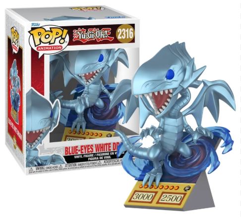 Funko Pop! Animation - Yu-Gi-Oh! - Blue-Eyes White Dragon (Card) 2316