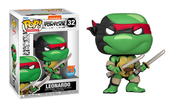 Funko Pop! Comics - Nickelodeon Eastman and Laird's Teenage Mutant Ninja Turtles - Leonardo 32 *PX Preview Exclusive* *CLEARANCE*