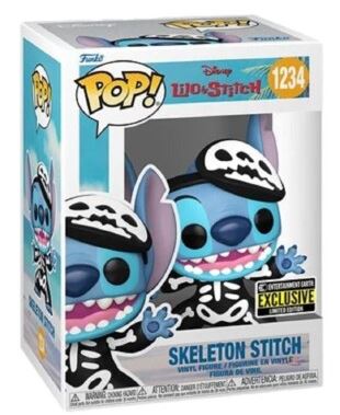 Funko Pop! - Disney Lilo &amp; Stitch - Skeleton Stitch 1234 *Entertainment Earth Exclusive Limited Edition*