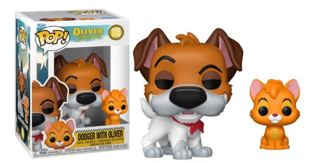 Funko Pop! Disney - Oliver & Company - Dodger with Oliver 1705
