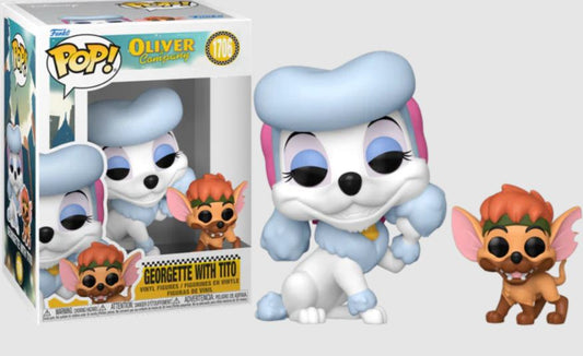 Funko Pop! Disney - Oliver & Company - Georgette with Tito 1706