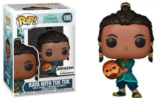 Funko Pop! - Disney Raya and the Last Dragon - Raya with Tuk Tuk 1005 *Amazon Exclusive* *CLEARANCE*