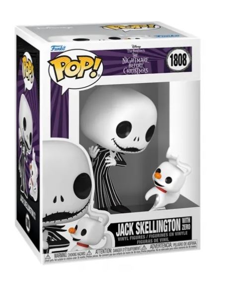 Funko Pop! - Disney The Nightmare Before Christmas - Jack Skellington with Zero 1808