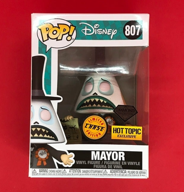 Funko Pop! - Disney The Nightmare Before Christmas - Mayor 807 *Diamond Collection Hot Topic Exclusive Limited Edition CHASE*