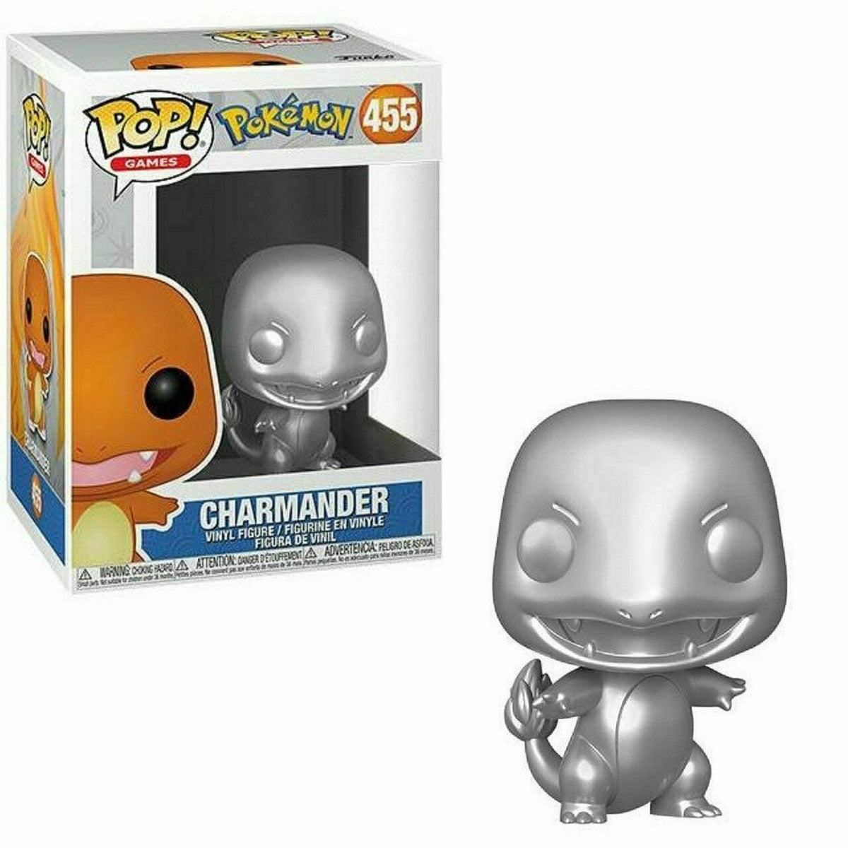 Funko Pop! Games - Pokémon - Charmander (Silver) 455 *CLEARANCE*