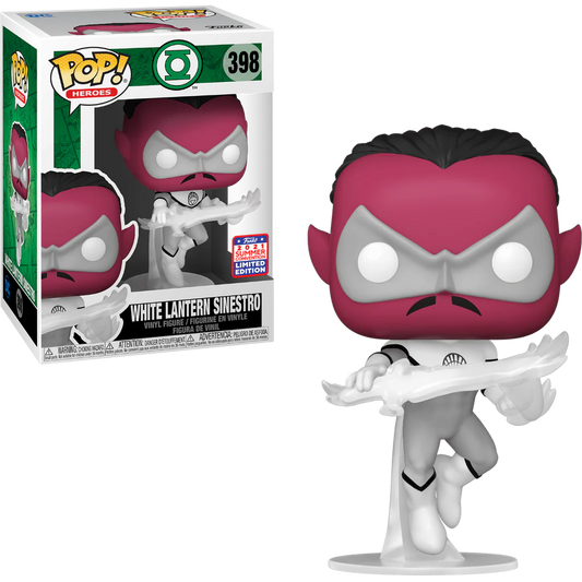 Funko Pop! Heroes - DC Green Lantern - White Lantern Sinestro 398 *2021 Summer Convention Limited Edition Exclusive* *CLEARANCE*