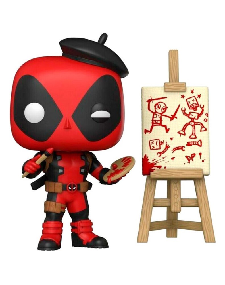 Funko Pop! - Marvel Deadpool - Artist Deadpool 887 *Gamestop Exclusive*