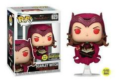 Funko Pop! - Marvel WandaVision - Scarlet Witch (Darkhold) (GITD Glow in the Dark) 823 *Entertainment Earth Exclusive* *Clearance*