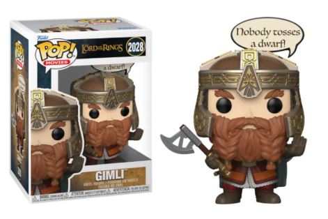Funko Pop! Movies - The Lord of the Rings - Gimli (Saying) 2028