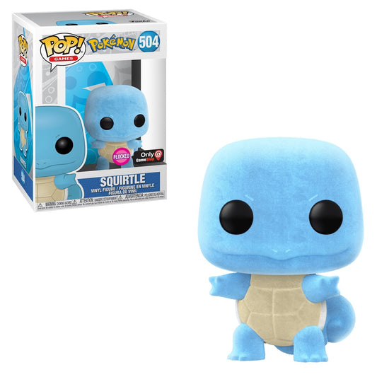 chez-rhox-geek-stop-figurine-funko-pop-Pokemon-Squirtle-504-Flocked-GameStop-Exclusive