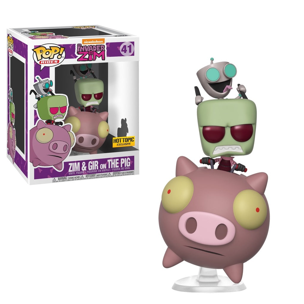 Funko Pop! - Invader Zim - Zim & Gir on the Pig 41 *Hot Topic Exclusive* *Liquidation*