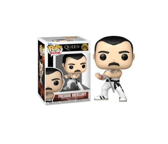 Funko Pop! Rocks - Queen - Freddie Mercury (White Singlet) 496