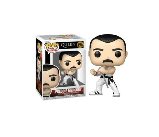 Funko Pop! Rocks - Queen - Freddie Mercury (White Singlet) 496